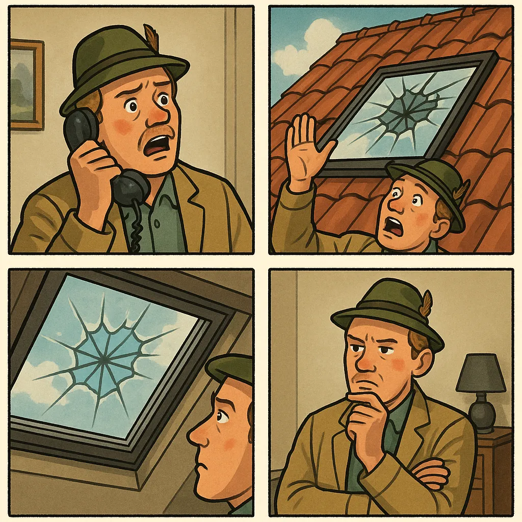 Dachfensterschaden