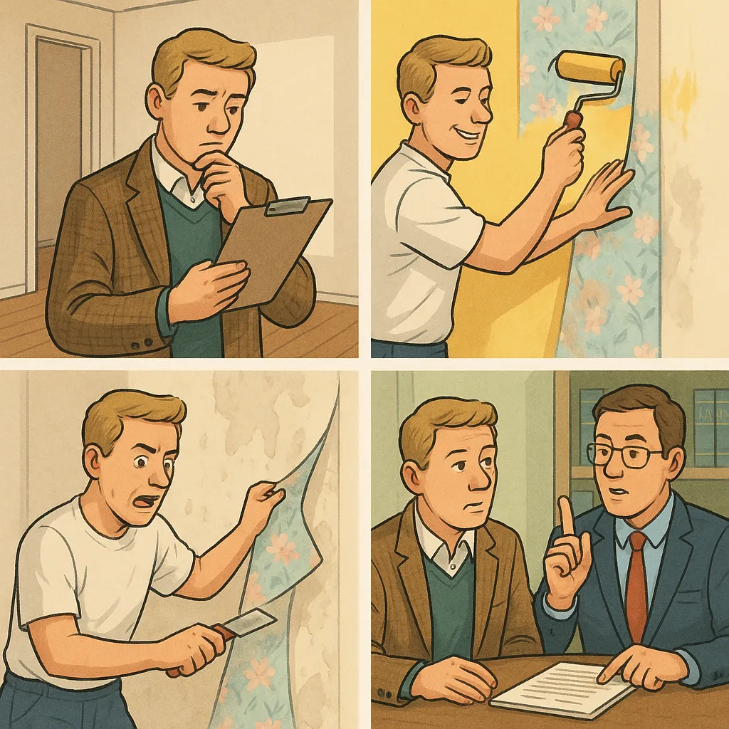 Renovierung bei Ein- und Auszug